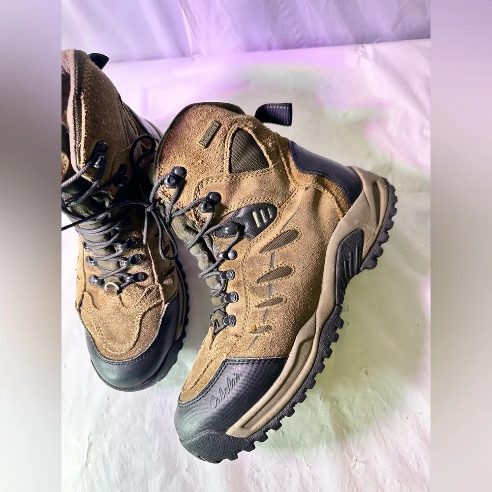 Cabela's Brown Suede Men's Boat/Hiking Boots